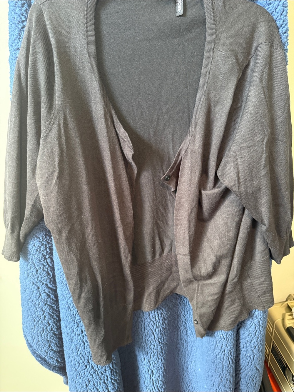 Lightweight Black Women's Cardigan Sweater (95)